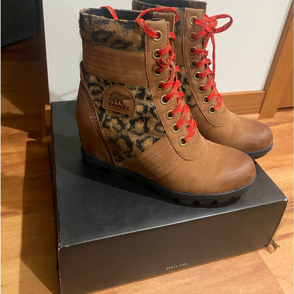 Sorel Lexie Wedge with Leopard print